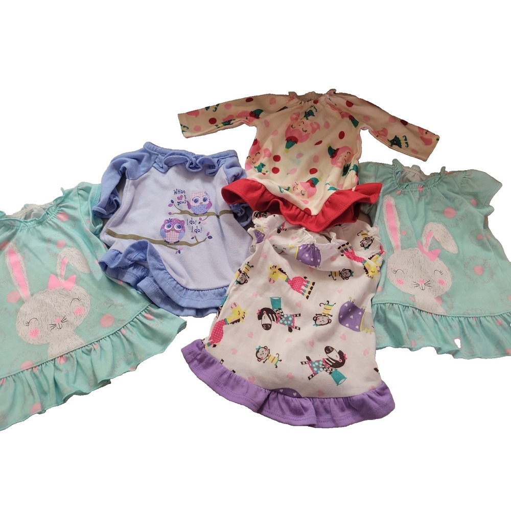 Baby Doll Nightgown Mixed lot etc 18 Inch Doll Clothes fit American girl Battat